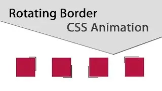 Rotating Border CSS Animation | CSS Clip Path | csPoint Web Designing Tutorials