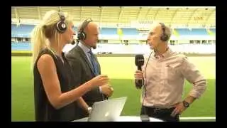 Bob Bradley blir irritert..