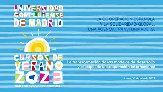 CV2023 - 72101: LA COOPERACI&Oacute;N ESPA&Ntilde;OLA Y LA SOLIDARIDAD GLOBAL - 3. La transformaci&oacute;n de los...
