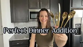 Amazon Review: Lemeya 20-Piece Gold & Silver Flatware Set #ad