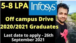Infosys Off Campus Drive for 2020/2021 Graduates || Job Update Infosys || Infosys Hiring Challenge
