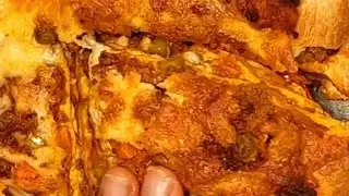 Homemade traditional cheesy Pizza, My Children ask for it every day. Cheese 🧀 and Yummy