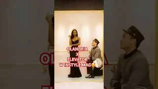 OLANDRIA IN THE ELEVATOR WITH INSTYLE MAG🥰 #olandria #nicolandria #vancarthens #instyle