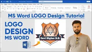 Professional Logo Design Tutorial in MS Word Hindi Tutorial | MS Word me Logo banana Sikhe Hindi me