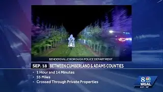 Motorcyclist under the influence of cocaine leads officers on 55-mile cross-county chase, police say