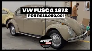 Guerrinha Garage - Vw Fusca 1972 1300 Bege claro Por R$16.900,00!
