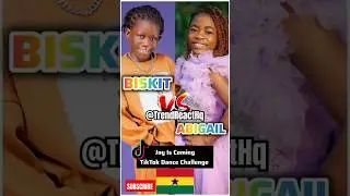 BISKIT VS ABIGAIL - JOY IS COMING BY FIDO TIKTOK DANCE CHALLENGE #trendreacthq #tiktok #shorts