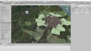 PANGAEA Terraform - Procedural city and Spline Road non destructive stamping for real time changes