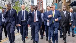 President Ruto' and His Troops Stroma London Stock Exchange, United Kingdom.