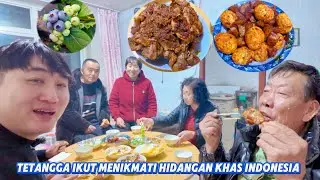 PAMAN KETIGA SENANG! COBAIN MAKANAN INDONESIA BUATAN BAOQI PERTAMA KALINYA!