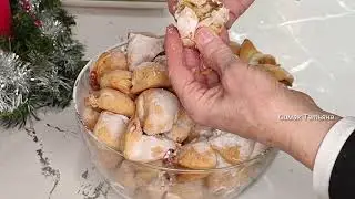 Печенье на смальце с ореховой прослойкой