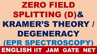 (ENGLISH) ZERO FIELD SPLITTING (D) KRAMER&rsquo;S THEORY / DEGENERACY IN EPR SPECTROSCOPY SPIN SYSTEMS