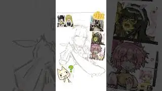 ￼ Speed paint  #gachalife #art #drawing #anime #speedpaint #genshinimpact #1k #artist #characters ￼￼