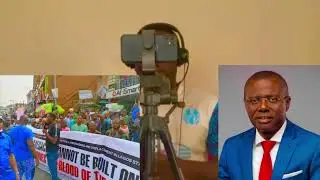 HEAVY COFFIN PROTEST Erupt Against TINUBU & SANWO OLU In LAGOS: F.C.T SHUTDOWN In PROTEST, WIKE FLEE