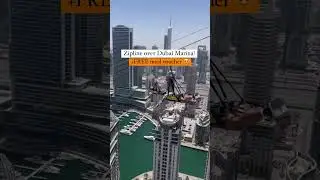 World's Longest Urban Zipline | Zipline over Dubai Marina | Free Meal Voucher | Activities in Dubai