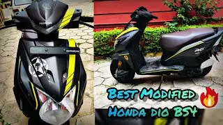 Best Ever Modified Honda Dio BS4 2018| Graphics|Decals| Led Headlights|Unique Modifications|