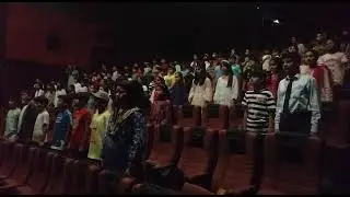 kids are watching movie in Cine Gold Plex
