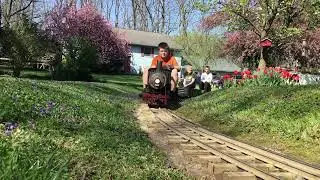 William running the Ten Wheeler