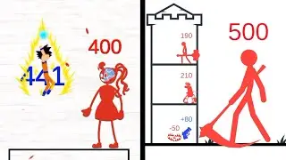 Stick Battle Mighty Tower War VS Stick Hero 2 Tower Defense #32