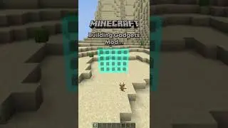 Minecraft BUILDING GADGETS Mod! (Easy Building)