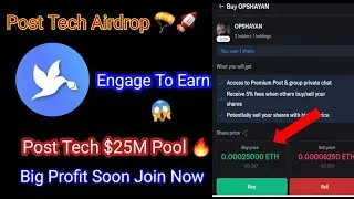 Post Tech App Airdrop | Post Tech Point Earn | Post Tech App Withdrawal | Post Tech Airdrop