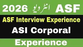 ASF Interview ASI and Corporal | interview experience questions 2026 | interview skill | 2026