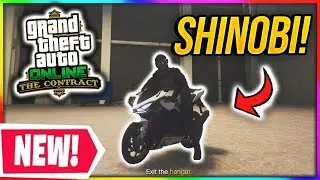 HOW TO RIDE THE NEW SHINOBI IN GTA ONLINE!! (NEW DLC DRIP FED CONTENT)
