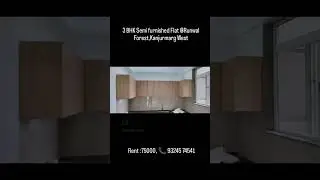 Rental I 3 BHK Semi furnished I Runwal Forest, Kanjurmarg West I Rent 75000 I Carpet Area:800+ sqft