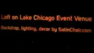 Loft on Lake Chicago Unique Wedding and Event Venue - Decor by Satin Chair Covers Rental