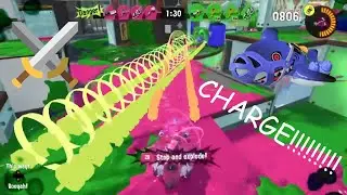 Splatoon 3 - Funny double Reefslider moment (Turf War)