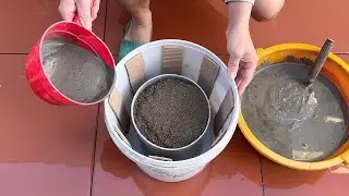 Simple Way To Make Beautiful Cement Flower Pots From Plastic Crates And Cardboard For Your Garden