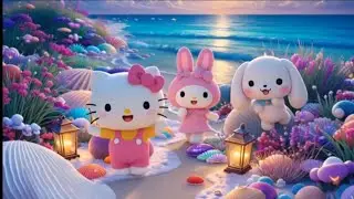 Happy Song For Kids | Hello Kitty & Sanrio Friends Fun Beach Adventure 🎶🏖️