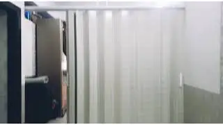 PVC folding door Pebble colour size 120