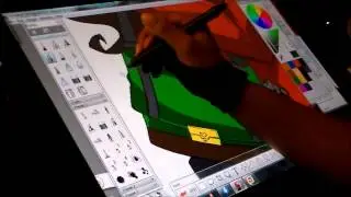 ShoNUFF44: How I draw IMONI Drawing Project With Wacom Cintiq 24 wmv