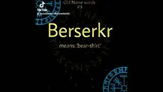 Old Norse Words and Translations #norse #oldnorse #norsepagan #norseheathen