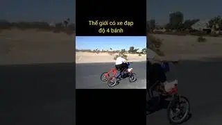 xe đập 4 b&aacute;nh nước ngo&agrave;i v&agrave; xe đạp 4 b&aacute;nh việt nam 😂😂😂🤣🤣🤣