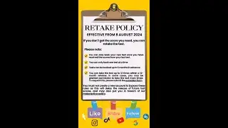New PTE Retake Policy