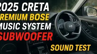 2025 Hyundai Creta SX(O) 🔥 Bose Premium Music System | Subwoofer Sound Test