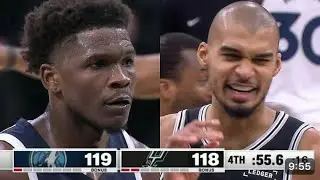 Wolves vs Spurs (Reaction) Edwards (55) Wembanyama (39) 