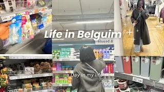 Daily vlog | A day in my life living Belgium 🇧🇪 | shopping 🛍️ grocery…