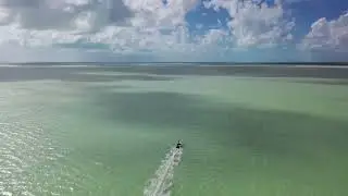 Crossing Big Southern Bush Bay, East Caicos #turksandcaicosislands