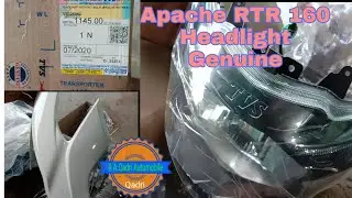 Apache RTR 160 headlight genuine
