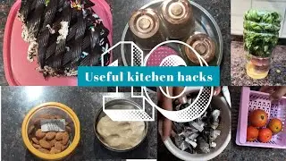 10 useful kitchen/storage hacks#storagehacks  #kitchentips #tipsntricks #home 