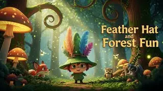 Feather Hat and Forest Fun 🌳✨ | Kids Fantasy Song | Learn Nature Play with Gentle Forest Joy