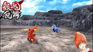 Kagura (Yato Mode) destroys Gintoki in Gintama Rumble