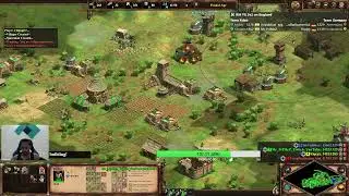 AOE2DE | 2v2 Bogland | Team Coordination & Aggressive Play = Easy Win 🔥