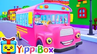 Wheels On The Bus | Nursery Rhymes & Kids Songs | YippiBox