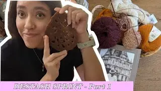 Destash Sprint (Part 1) - last minute knitting.