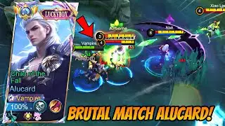 BRUTAL MATCH ALUCARD! VAMPIRE TEBAS SEMUA LAWAN, ALUCARD MASIH BROKEN? 🔥 | MLBB