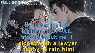 He tricked me into marriage, stole 400k,tried to assault me—I eloped with a lawyer hubby to ruin him